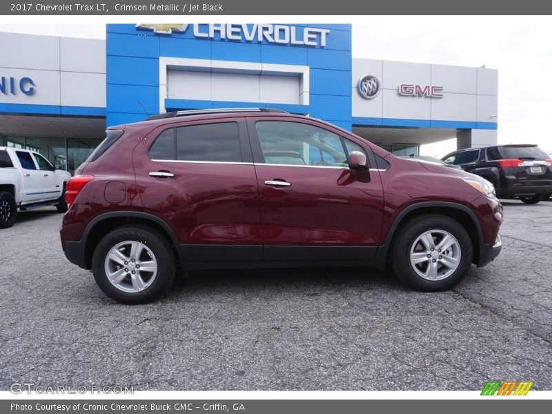 Crimson Metallic / Jet Black 2017 Chevrolet Trax LT