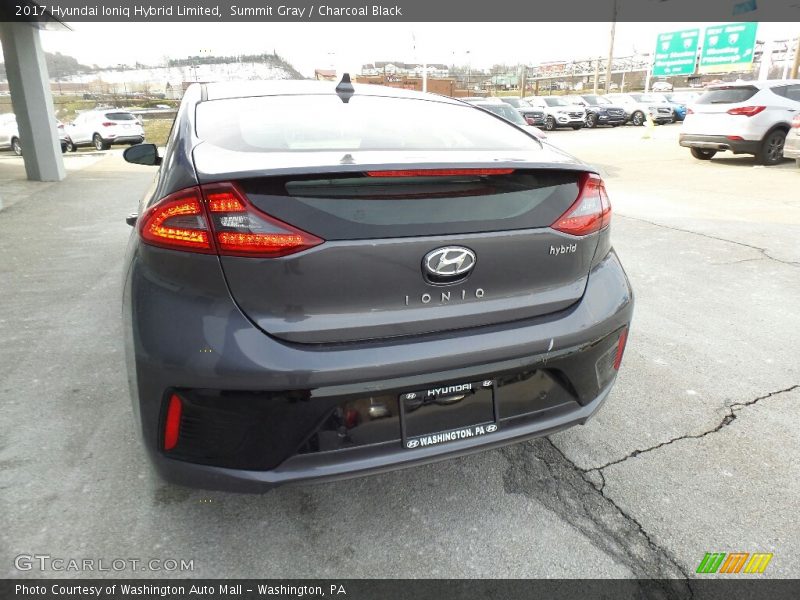 Summit Gray / Charcoal Black 2017 Hyundai Ioniq Hybrid Limited