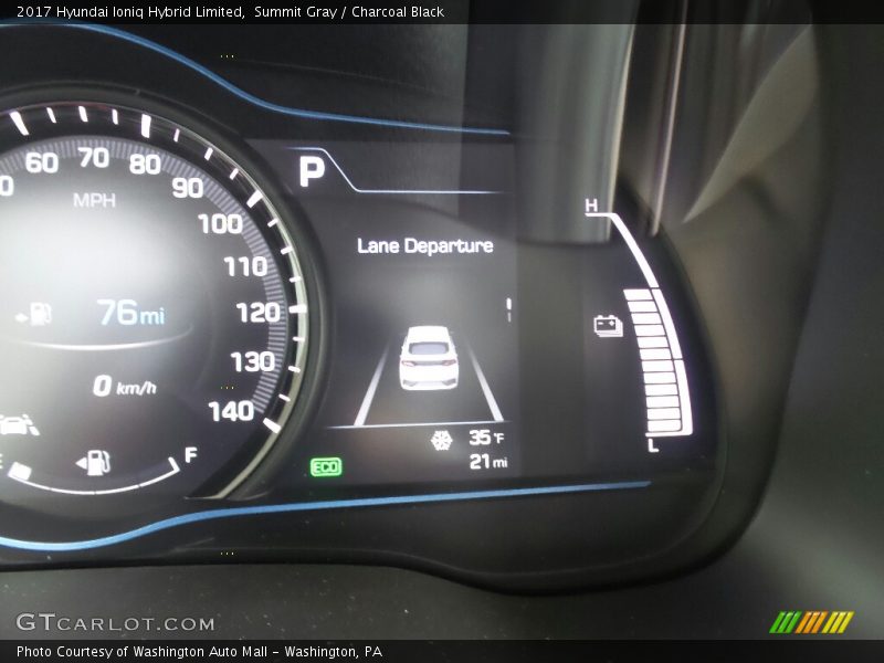 Summit Gray / Charcoal Black 2017 Hyundai Ioniq Hybrid Limited