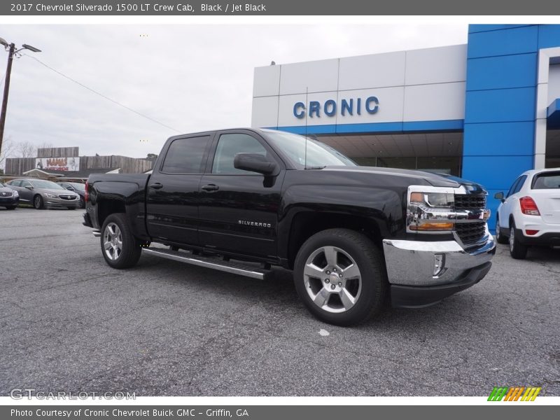Black / Jet Black 2017 Chevrolet Silverado 1500 LT Crew Cab