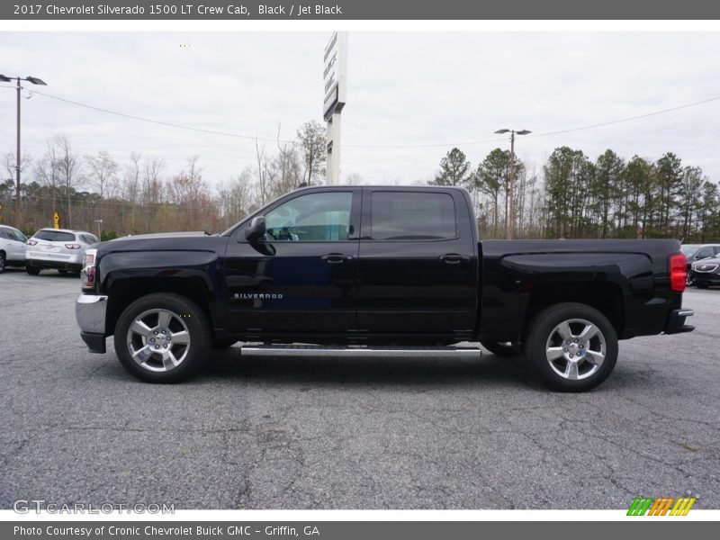Black / Jet Black 2017 Chevrolet Silverado 1500 LT Crew Cab