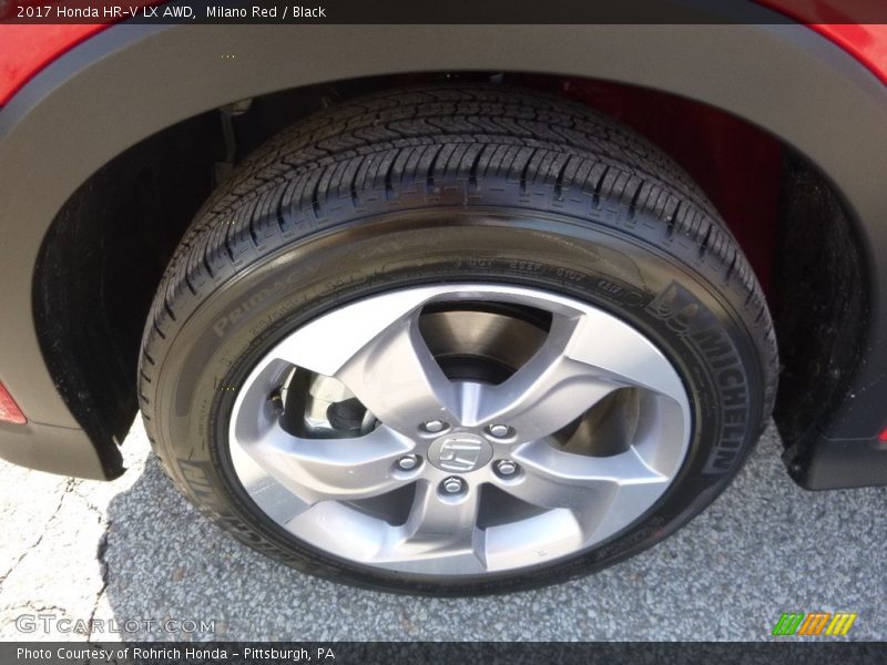 Milano Red / Black 2017 Honda HR-V LX AWD