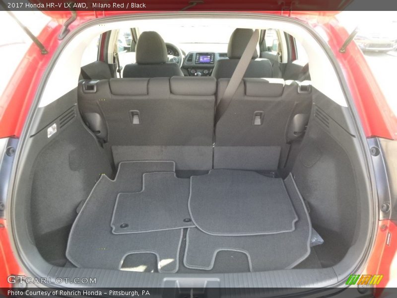 Milano Red / Black 2017 Honda HR-V LX AWD