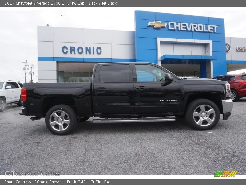 Black / Jet Black 2017 Chevrolet Silverado 1500 LT Crew Cab