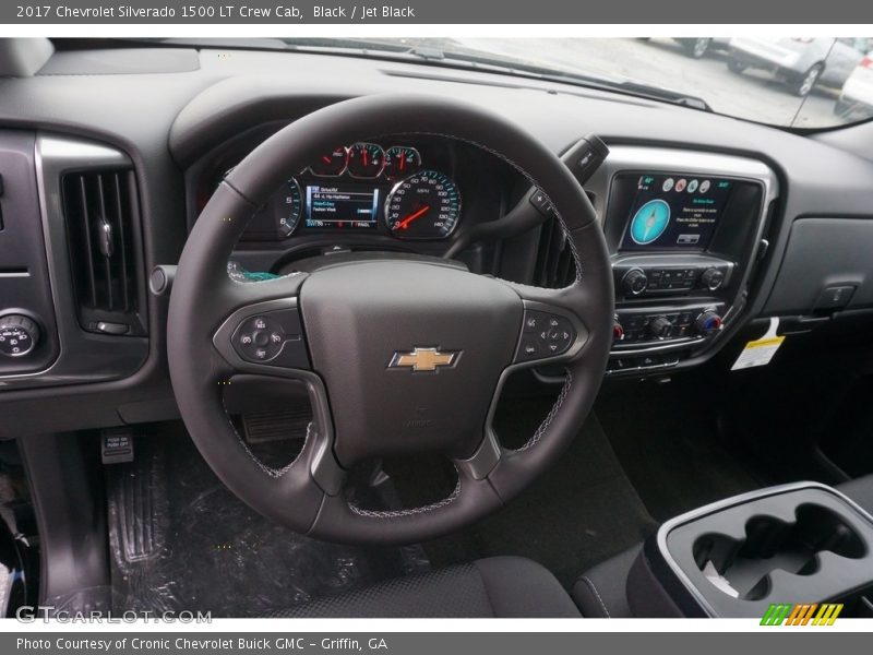 Black / Jet Black 2017 Chevrolet Silverado 1500 LT Crew Cab