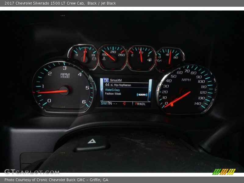 Black / Jet Black 2017 Chevrolet Silverado 1500 LT Crew Cab