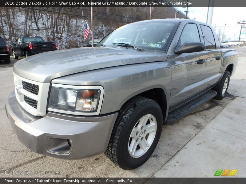 Mineral Gray Metallic / Dark Slate Gray/Medium Slate Gray 2010 Dodge Dakota Big Horn Crew Cab 4x4