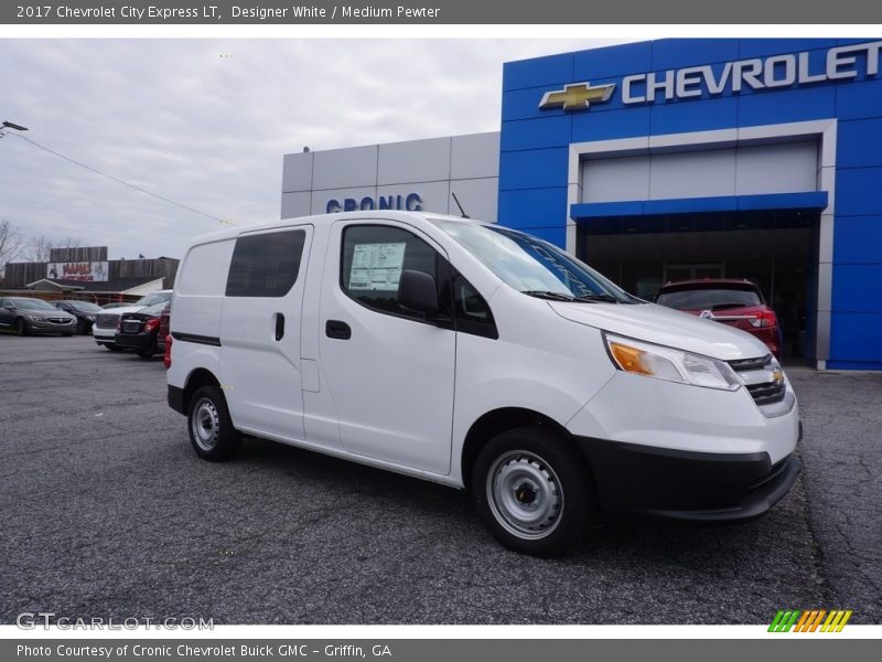 Designer White / Medium Pewter 2017 Chevrolet City Express LT