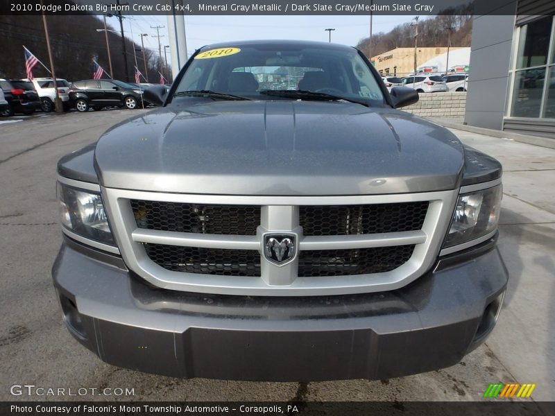 Mineral Gray Metallic / Dark Slate Gray/Medium Slate Gray 2010 Dodge Dakota Big Horn Crew Cab 4x4