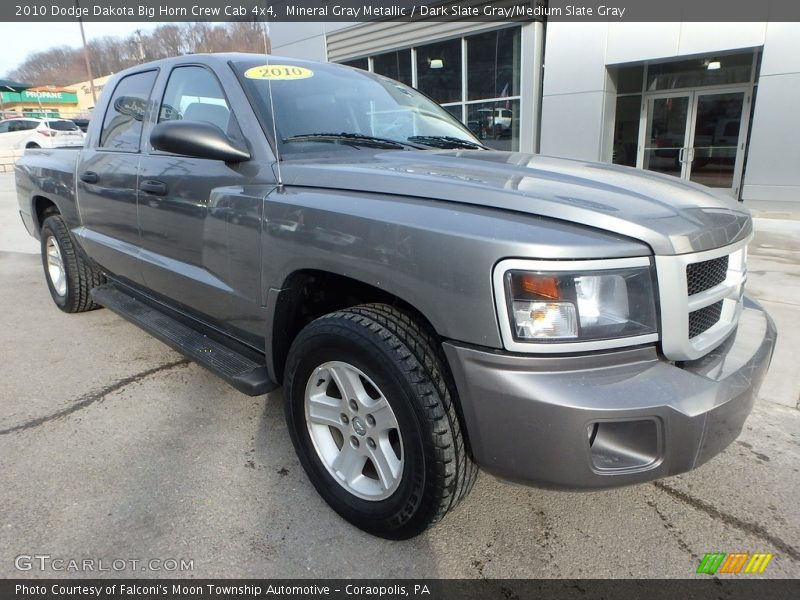 Mineral Gray Metallic / Dark Slate Gray/Medium Slate Gray 2010 Dodge Dakota Big Horn Crew Cab 4x4