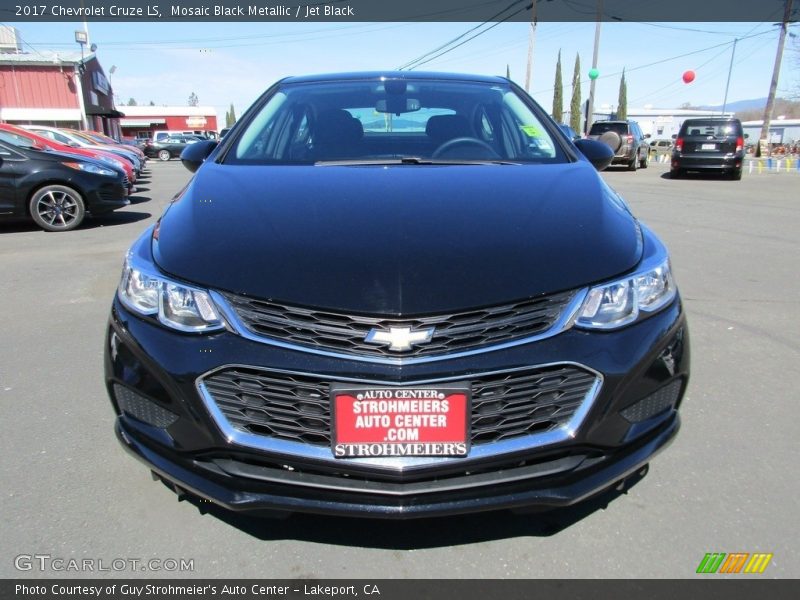 Mosaic Black Metallic / Jet Black 2017 Chevrolet Cruze LS