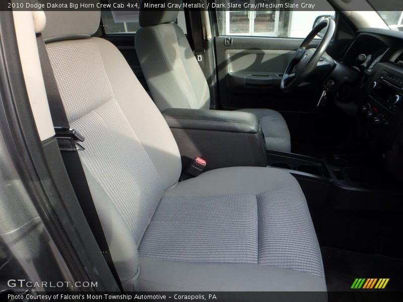 Mineral Gray Metallic / Dark Slate Gray/Medium Slate Gray 2010 Dodge Dakota Big Horn Crew Cab 4x4