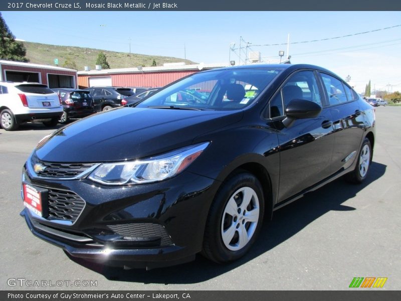 Mosaic Black Metallic / Jet Black 2017 Chevrolet Cruze LS