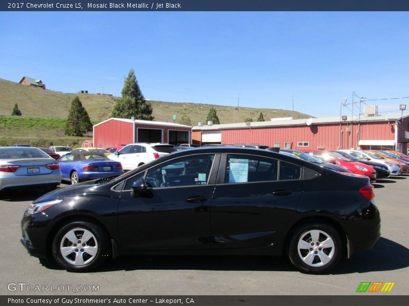 Mosaic Black Metallic / Jet Black 2017 Chevrolet Cruze LS