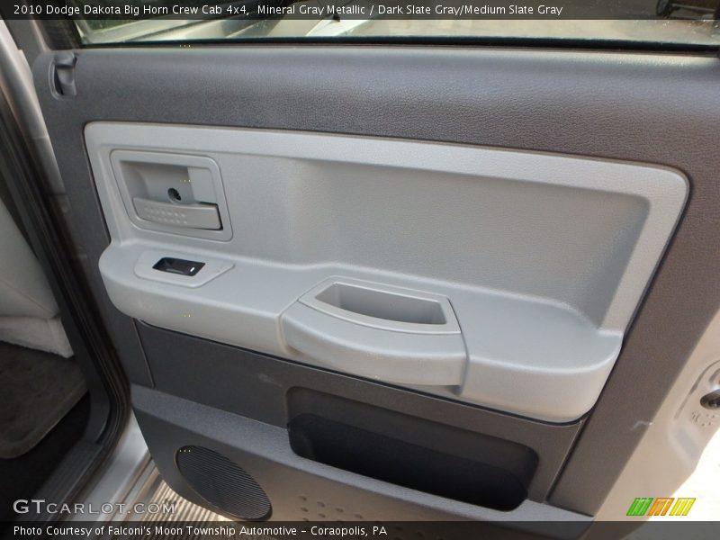 Mineral Gray Metallic / Dark Slate Gray/Medium Slate Gray 2010 Dodge Dakota Big Horn Crew Cab 4x4