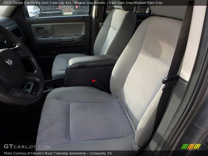 Mineral Gray Metallic / Dark Slate Gray/Medium Slate Gray 2010 Dodge Dakota Big Horn Crew Cab 4x4