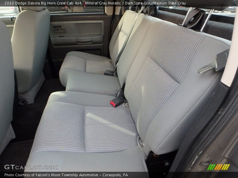 Mineral Gray Metallic / Dark Slate Gray/Medium Slate Gray 2010 Dodge Dakota Big Horn Crew Cab 4x4