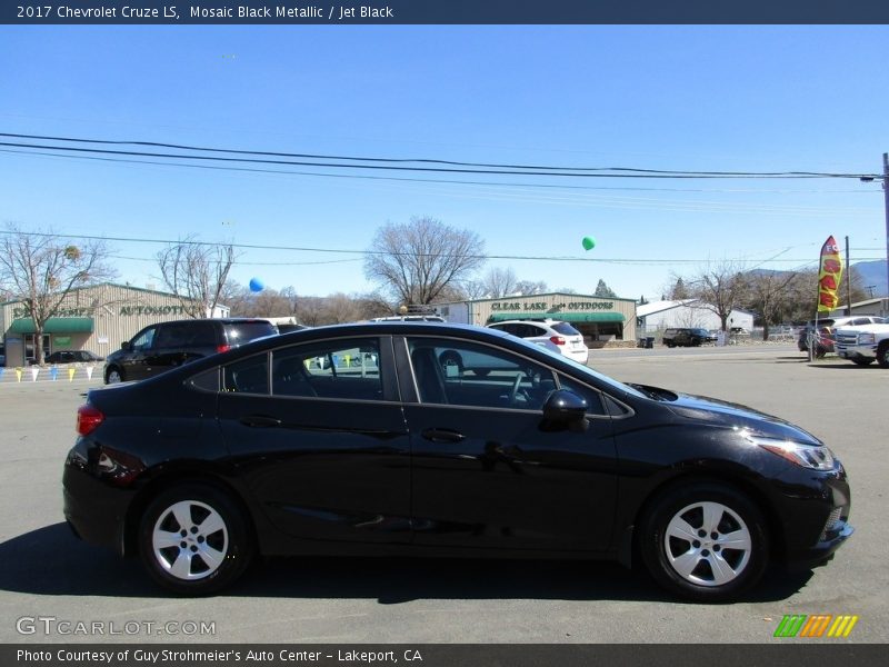 Mosaic Black Metallic / Jet Black 2017 Chevrolet Cruze LS