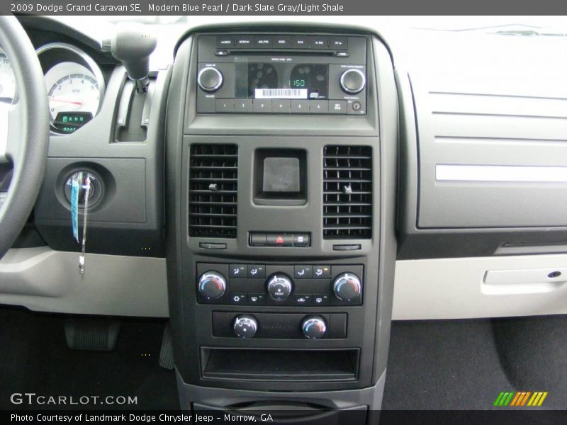 Modern Blue Pearl / Dark Slate Gray/Light Shale 2009 Dodge Grand Caravan SE