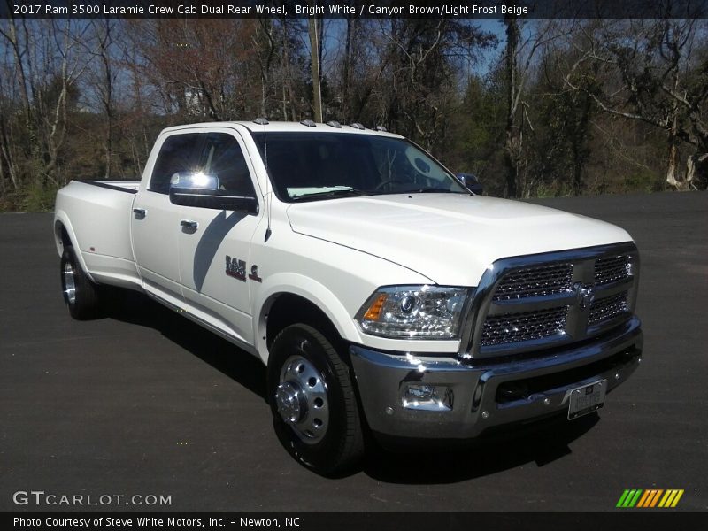 Front 3/4 View of 2017 3500 Laramie Crew Cab Dual Rear Wheel