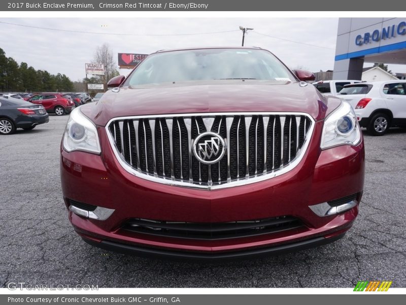Crimson Red Tintcoat / Ebony/Ebony 2017 Buick Enclave Premium