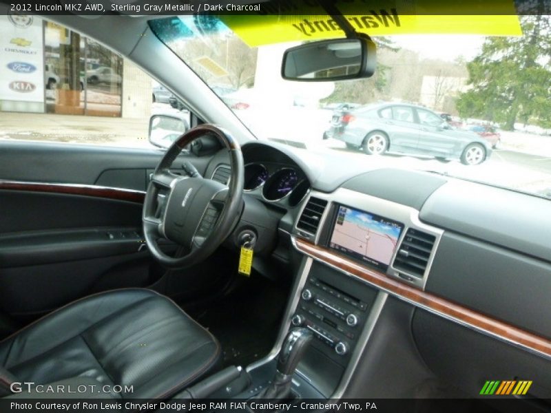 Sterling Gray Metallic / Dark Charcoal 2012 Lincoln MKZ AWD