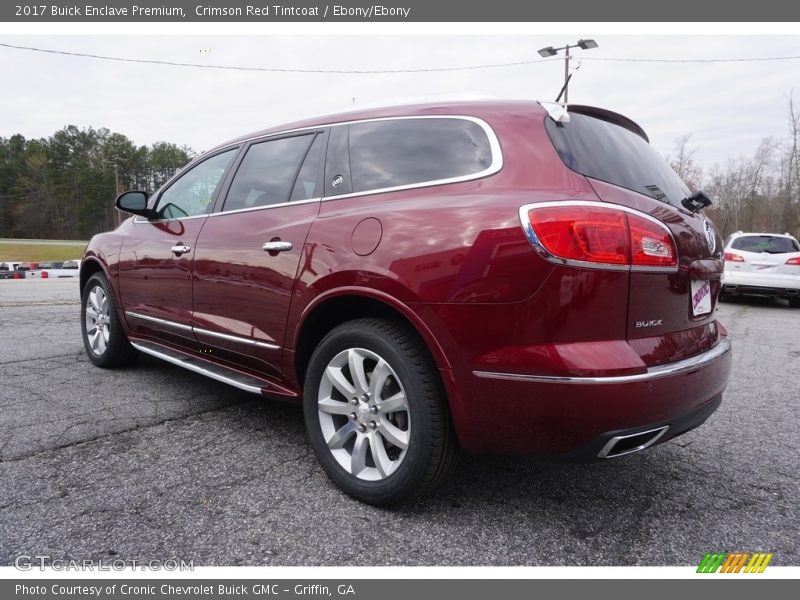 Crimson Red Tintcoat / Ebony/Ebony 2017 Buick Enclave Premium