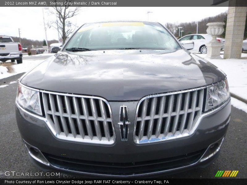Sterling Gray Metallic / Dark Charcoal 2012 Lincoln MKZ AWD