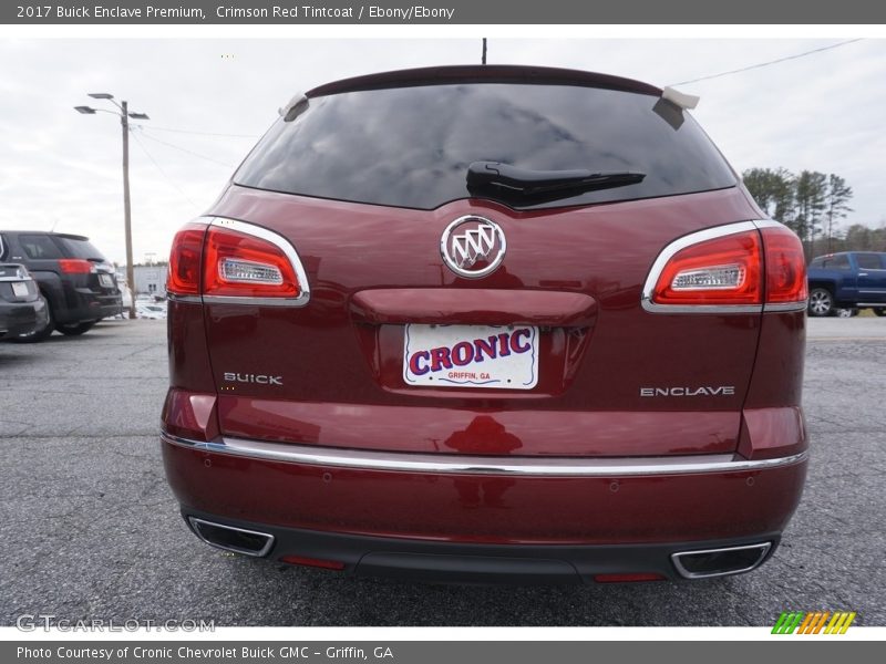 Crimson Red Tintcoat / Ebony/Ebony 2017 Buick Enclave Premium