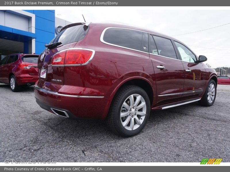 Crimson Red Tintcoat / Ebony/Ebony 2017 Buick Enclave Premium