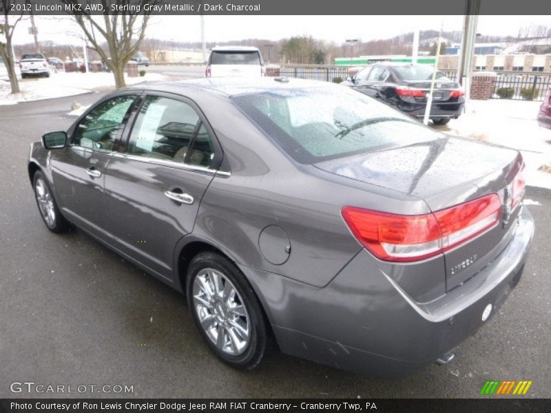 Sterling Gray Metallic / Dark Charcoal 2012 Lincoln MKZ AWD