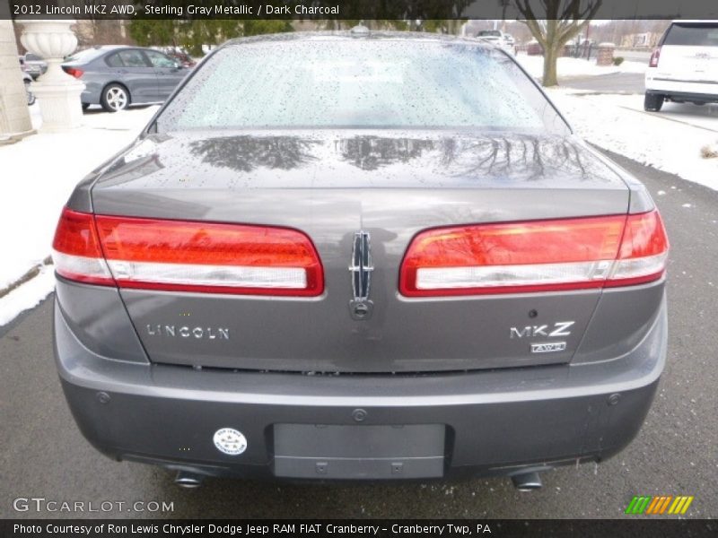 Sterling Gray Metallic / Dark Charcoal 2012 Lincoln MKZ AWD