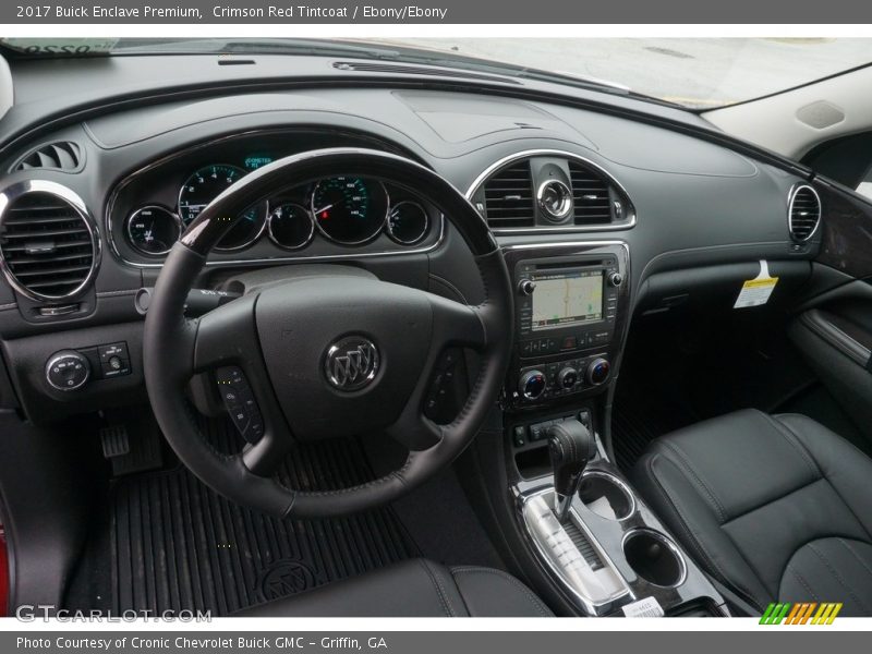 Crimson Red Tintcoat / Ebony/Ebony 2017 Buick Enclave Premium