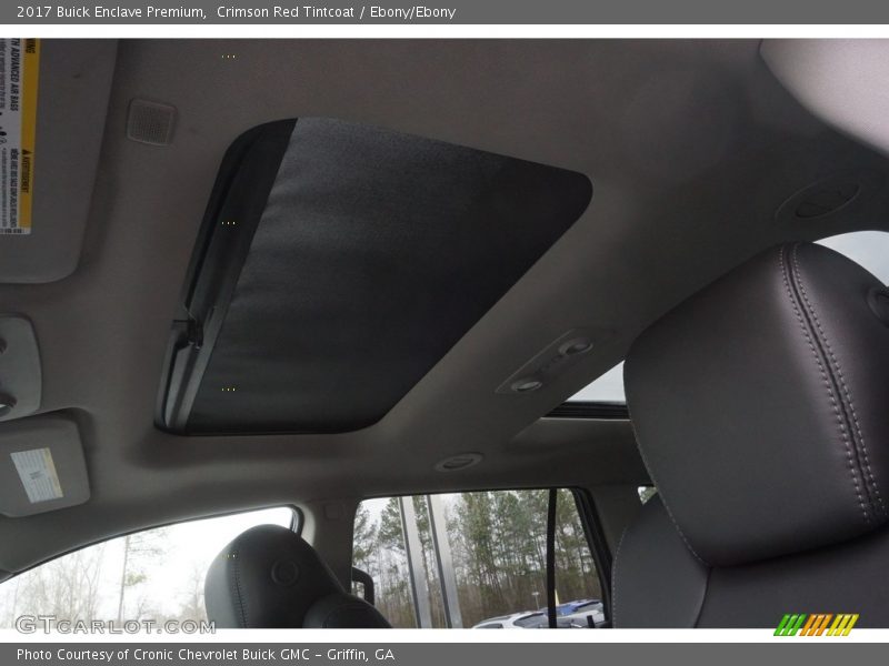 Crimson Red Tintcoat / Ebony/Ebony 2017 Buick Enclave Premium