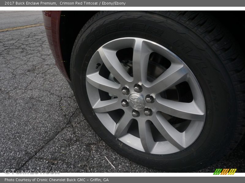 Crimson Red Tintcoat / Ebony/Ebony 2017 Buick Enclave Premium