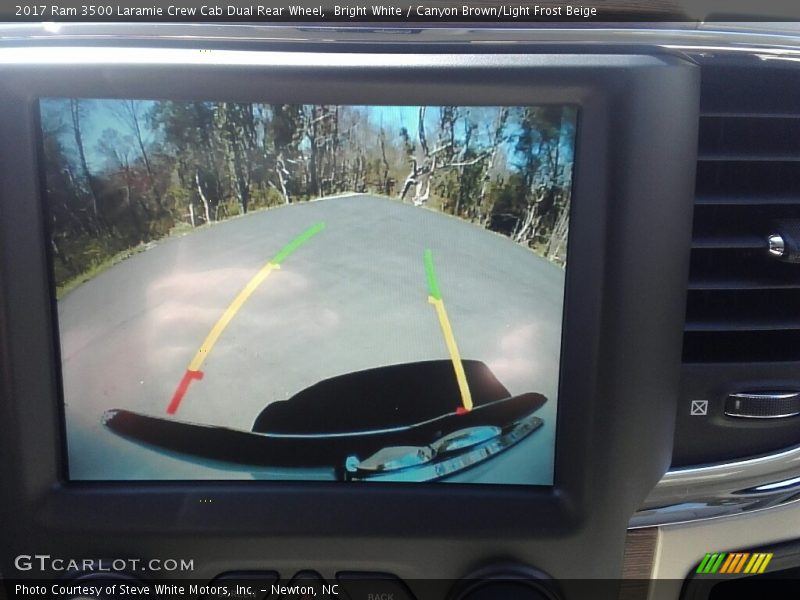 Bright White / Canyon Brown/Light Frost Beige 2017 Ram 3500 Laramie Crew Cab Dual Rear Wheel