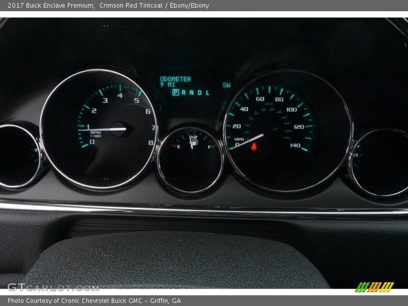 Crimson Red Tintcoat / Ebony/Ebony 2017 Buick Enclave Premium