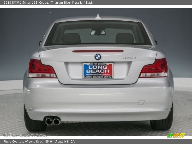 Titanium Silver Metallic / Black 2013 BMW 1 Series 128i Coupe