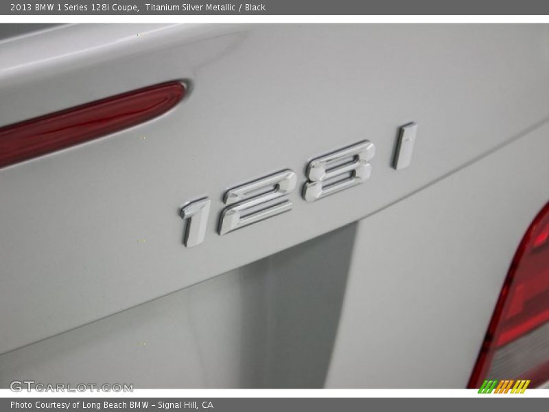 Titanium Silver Metallic / Black 2013 BMW 1 Series 128i Coupe