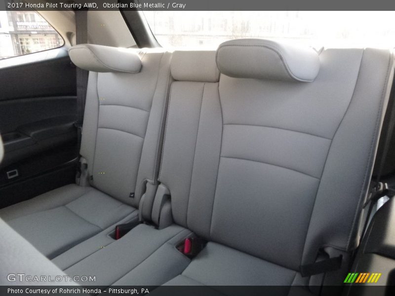 Obsidian Blue Metallic / Gray 2017 Honda Pilot Touring AWD