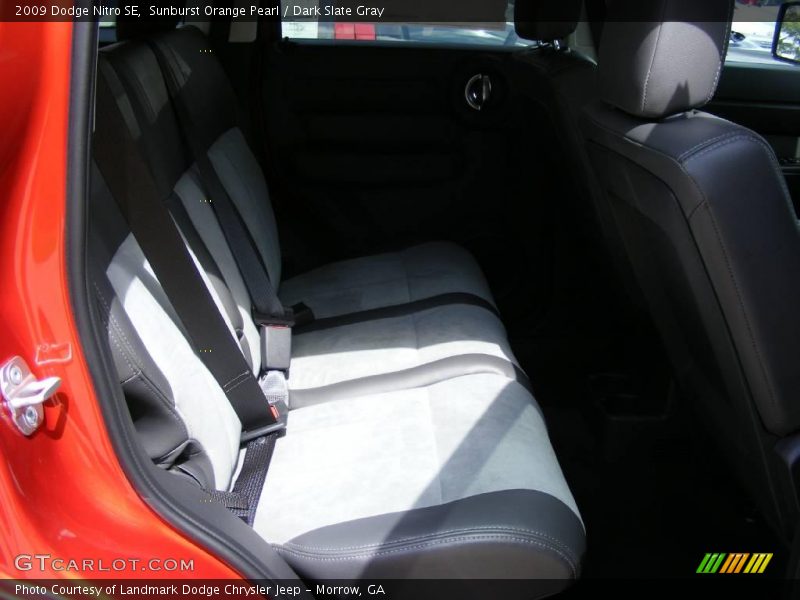Sunburst Orange Pearl / Dark Slate Gray 2009 Dodge Nitro SE