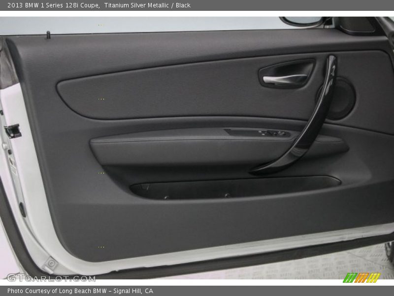 Titanium Silver Metallic / Black 2013 BMW 1 Series 128i Coupe