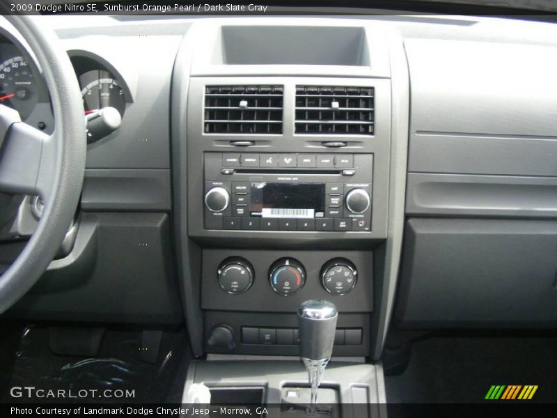 Sunburst Orange Pearl / Dark Slate Gray 2009 Dodge Nitro SE
