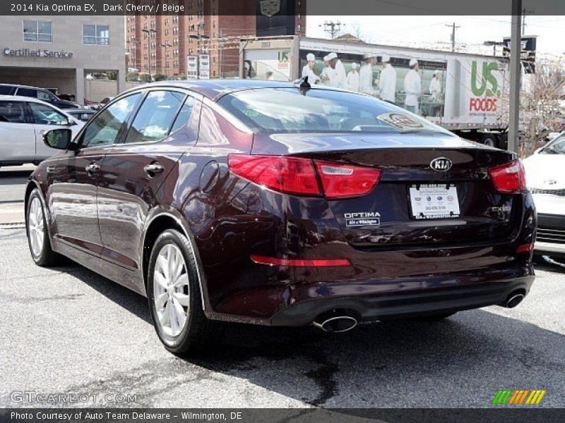 Dark Cherry / Beige 2014 Kia Optima EX