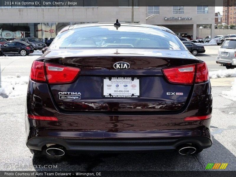 Dark Cherry / Beige 2014 Kia Optima EX