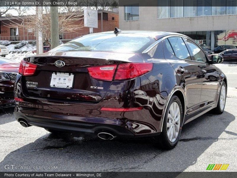 Dark Cherry / Beige 2014 Kia Optima EX