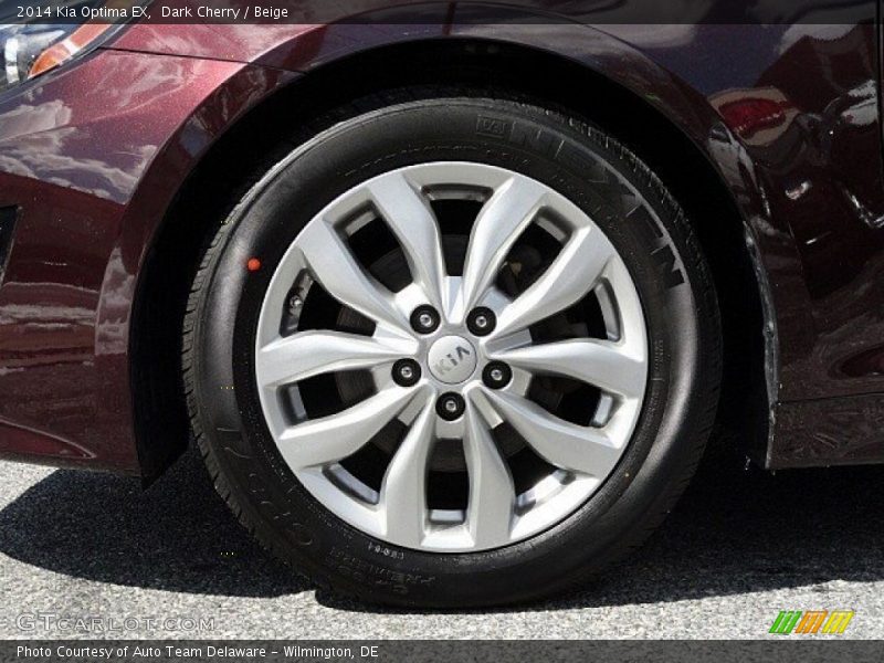 Dark Cherry / Beige 2014 Kia Optima EX