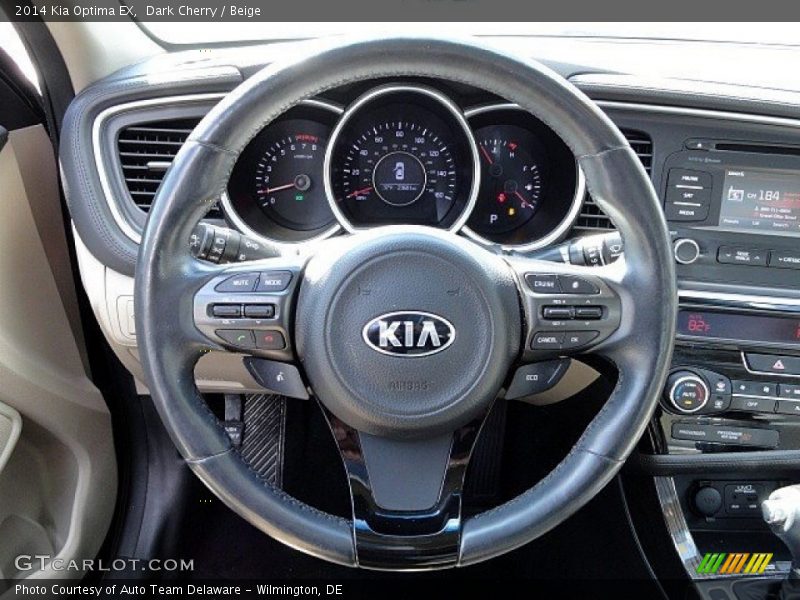 Dark Cherry / Beige 2014 Kia Optima EX