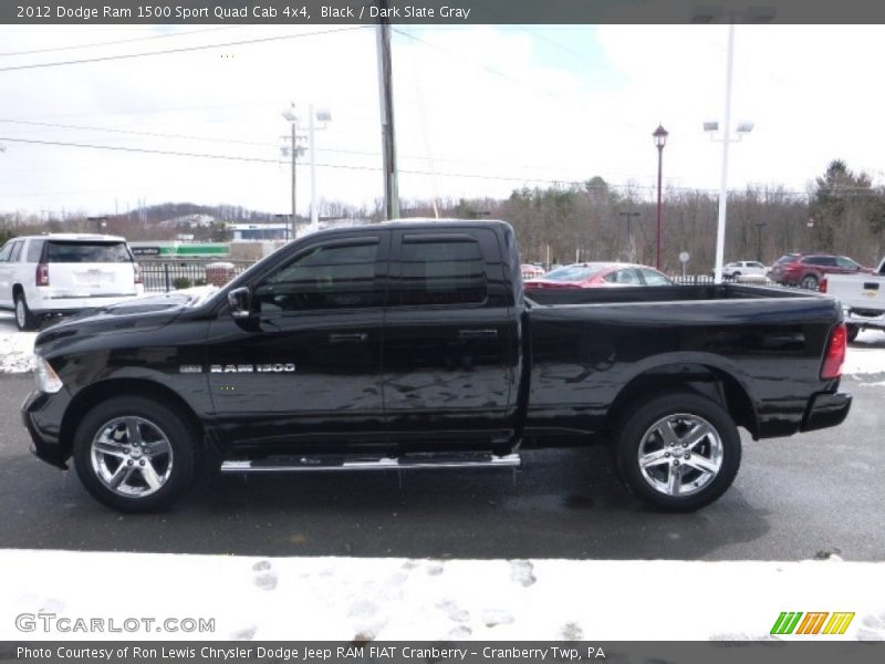 Black / Dark Slate Gray 2012 Dodge Ram 1500 Sport Quad Cab 4x4
