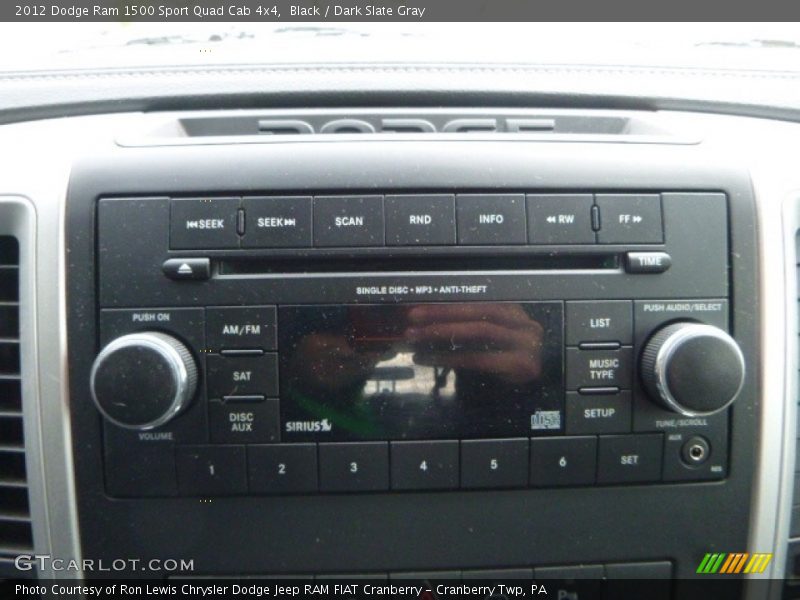 Black / Dark Slate Gray 2012 Dodge Ram 1500 Sport Quad Cab 4x4